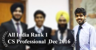 Exclusive interview with Suryansh Agarwal - All India Rank 1 CS Professional Dec 16