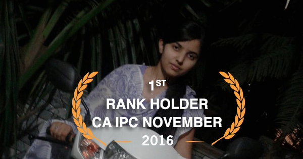 Exclusive interview with Rekha Ghevarram Suthar - All India Rank 1 CA IPC Nov 16
