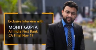 Exclusive Interview with Mohit Gupta - All India Rank 1 CA Final Nov 17