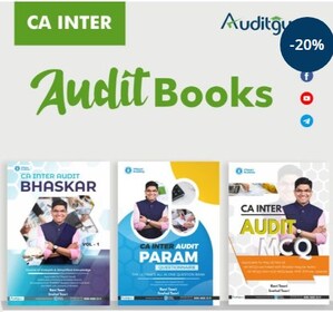 Audit Books Set book by CA Ravi Taori for CA Inter