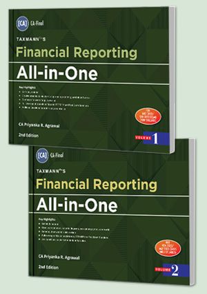 Financial Reporting (FR)  ALL-IN-ONE (Set of 2 Volumes) book by Priyanka R. Agrawal for CA Final New