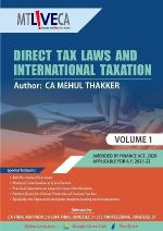Direct Tax Laws and International Taxation