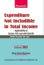 Expenditure Not Includible in Total Income