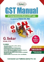 GST Manual (A Comprehensive book on GST Law)