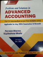 Problems & Solutions in Advanced Accounting - CA Inter - New Syllabus 2023
