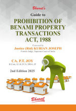 Guide to PROHIBITION OF BENAMI PROPERTY TRANSACTIONS ACT, 1988
