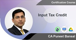 Input Tax Credit