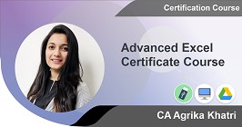 Advanced Excel Certificate Course
