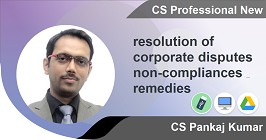 resolution of corporate disputes non-compliances & remedies