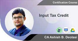 Input Tax Credit