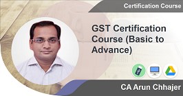GST Certification Course (Basic to Advance)