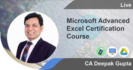 Microsoft Advanced Excel Certification Course