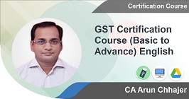 GST Certification Course (Basic to Advance) English 