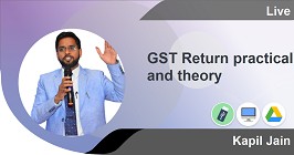 Professional -GST Return practical and theory