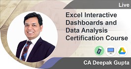 Professional -Excel Interactive Dashboards and Data Analysis Certification Course