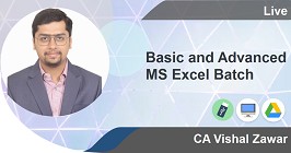 Basic and Advanced MS Excel Batch Recorded Session