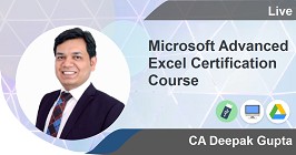 Microsoft Advanced Excel Certification Course to Become Zero to Hero In Your Organisation