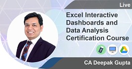 Excel Interactive Dashboards and Data Analysis Certification Course