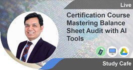 Certification Course Mastering Balance Sheet Audit with AI Tools