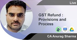 GST Refund : Provisions and Process