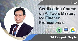 Professional -Certification Course on AI Tools Mastery for Finance Professionals
