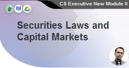 Securities Laws and Capital Markets