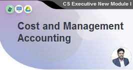 Cost and Management Accounting