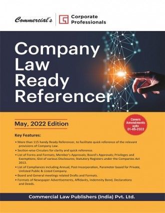 Company Law Ready Reference book by Pawan Vijay Kumar for Professional
