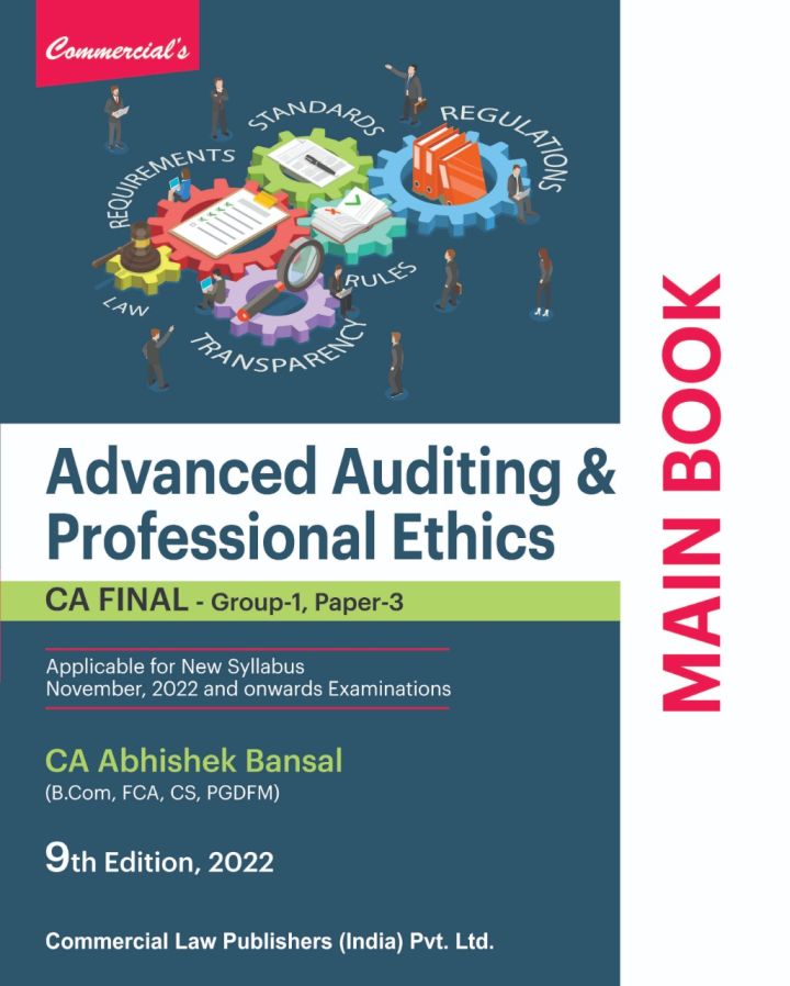 Advanced Auditing & Professional Ethic MAIN BOOK book by CA Abhishek Bansal for CA Final Group I