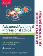  Advanced Auditing & Professional Ethics [Multiple Choice Questions (MCQ's)]