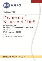 Payment of Bonus Act 1965