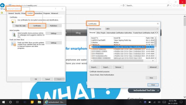 To check the hash value in the DSC Step 3