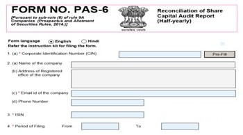 Period of filing