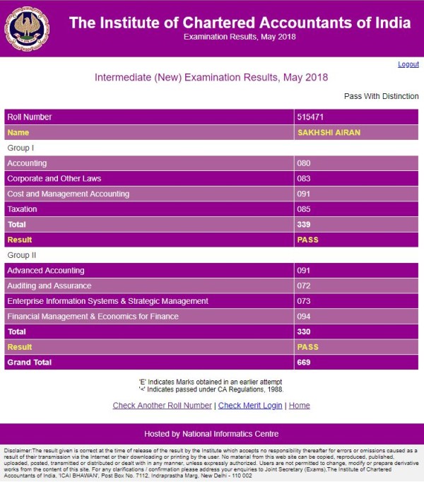 Marksheet