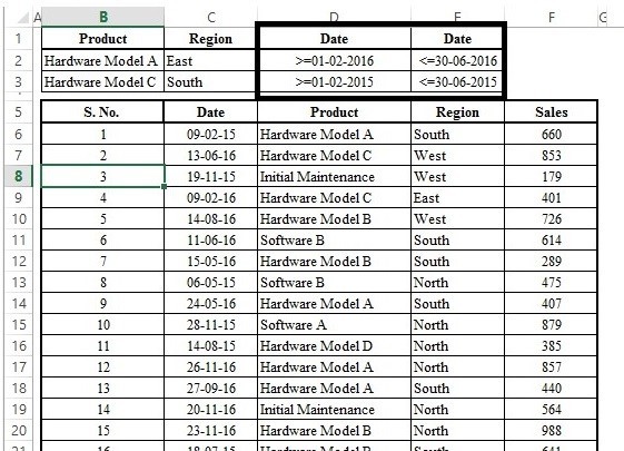 EXTRACTING DATA IN MICROSOFT EXCEL - ADVANCE FILTER Step 15