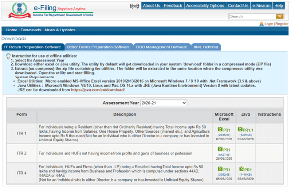 Software/utility for ITR-1 and ITR-4 available