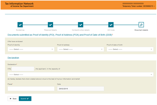 Provide proof of identity, proof of address and proof of date of birth