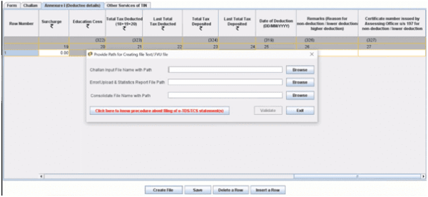 Select the path where .FVU & Form 27A is to be generated