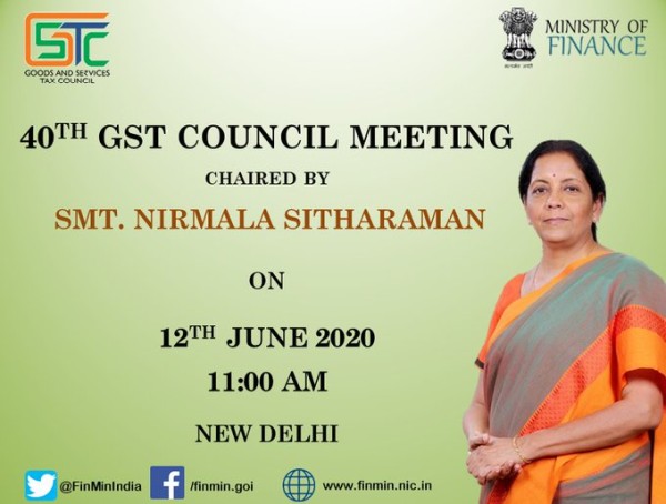 40th GST Council Meeting to be held today