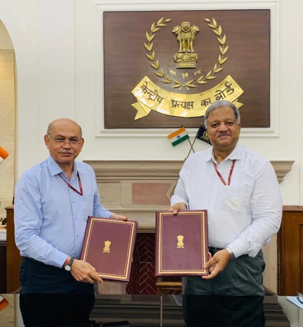 CBIC and CBDT sign an MOU for exchange of data