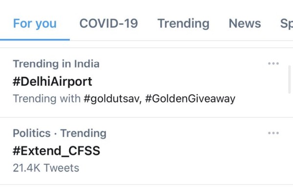 #Extend_CFSS trends on Twitter, as professionals demand the same