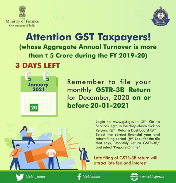 Attention GST Taxpayers