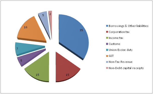 What are the areas from where government will get receipts