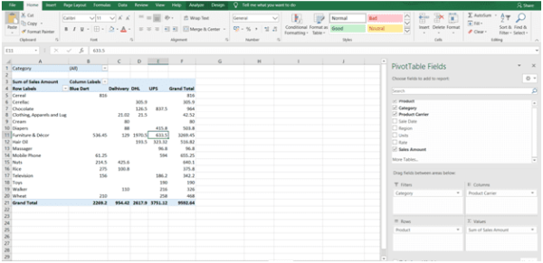 Pivot Table