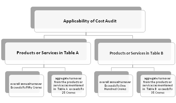 Applicability of Cost audit