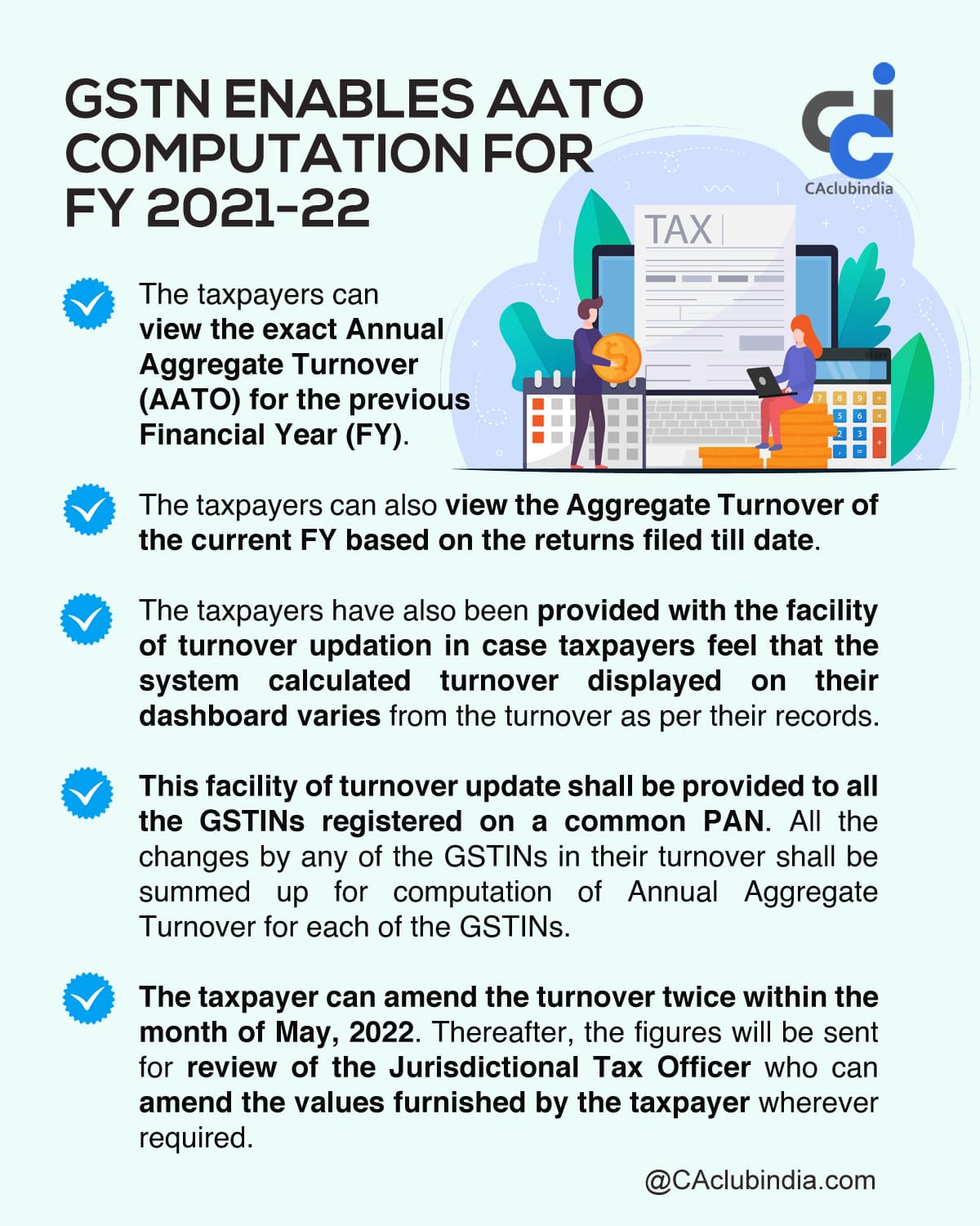 GSTN enables AATO computation for FY 2021-22