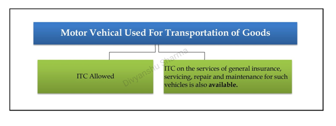 Motor Vehicle is used for transportation of goods