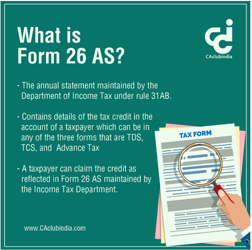 What is Form 26 AS