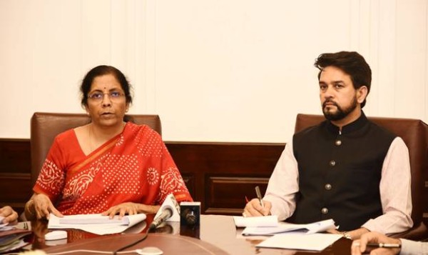 FM Nirmala Sitharaman & Anurag Thakur