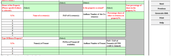 Additional details of Tenant 